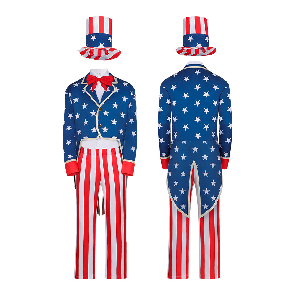 Sam's Uncle Adult Cosplay Cost - Ethnic Fashion Design 评论和价格