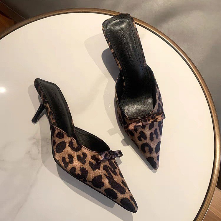 women's leopard-print pointed  - Ethnic And Fashion 评论和价格