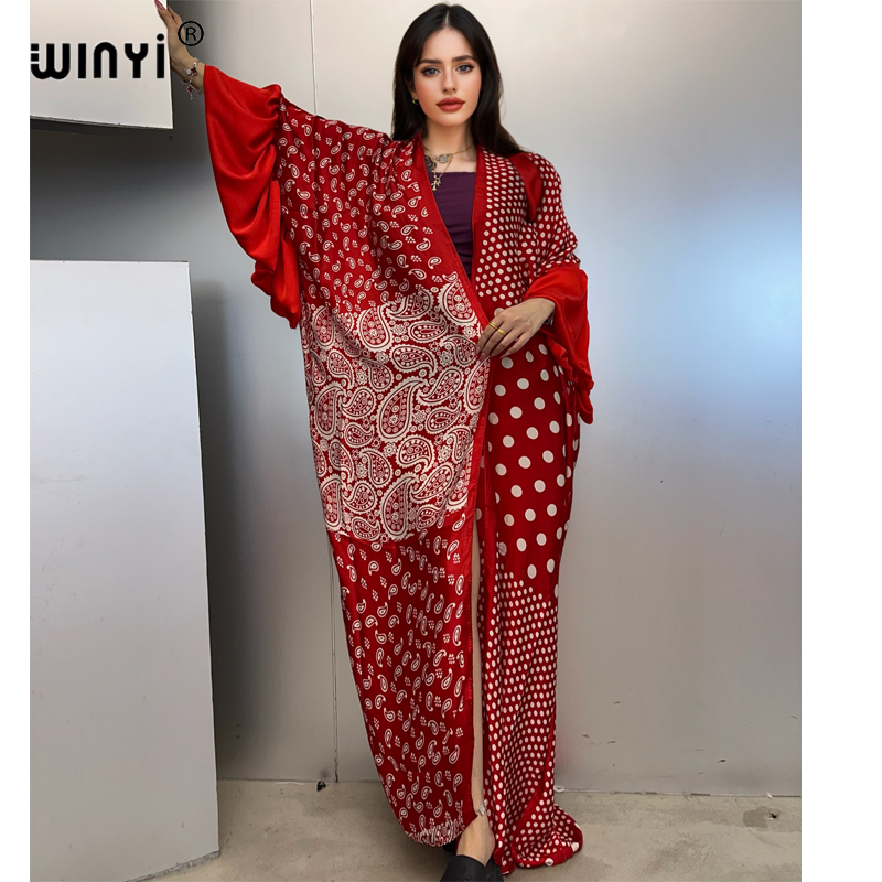 WINYI Summer Kimono Party Dres - Kaftan Women Boho 评论和价格
