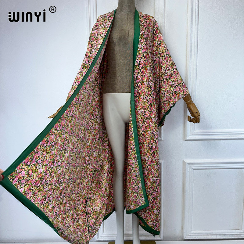 WINYI Kimono Summer sexy print - Kaftan Women Boho 评论和价格