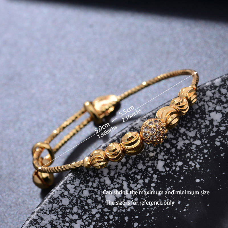 24K 4pcs Ethnic Bead Gold Colo - Ethnic Fashion In Dubai 评论和价格