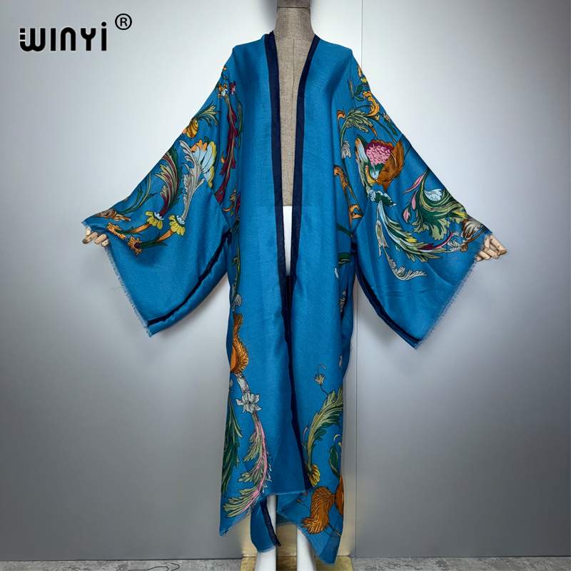 WINYI Africa boho kimono maxi  - Kaftan Women Boho 评论和价格