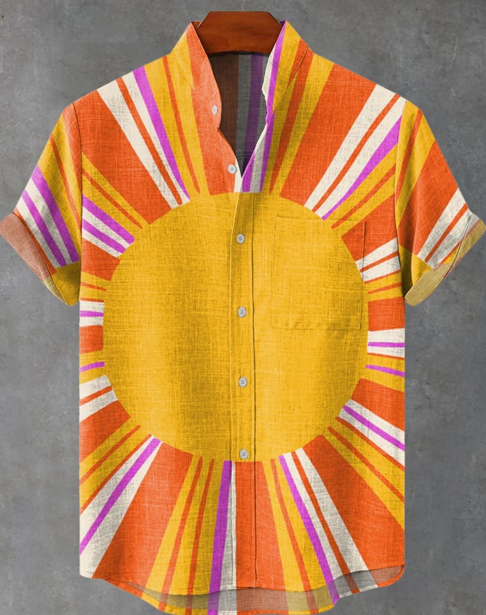 New Ethnic Style Sunset 3D Pri - Ethnic Fast Fashion 评论和价格