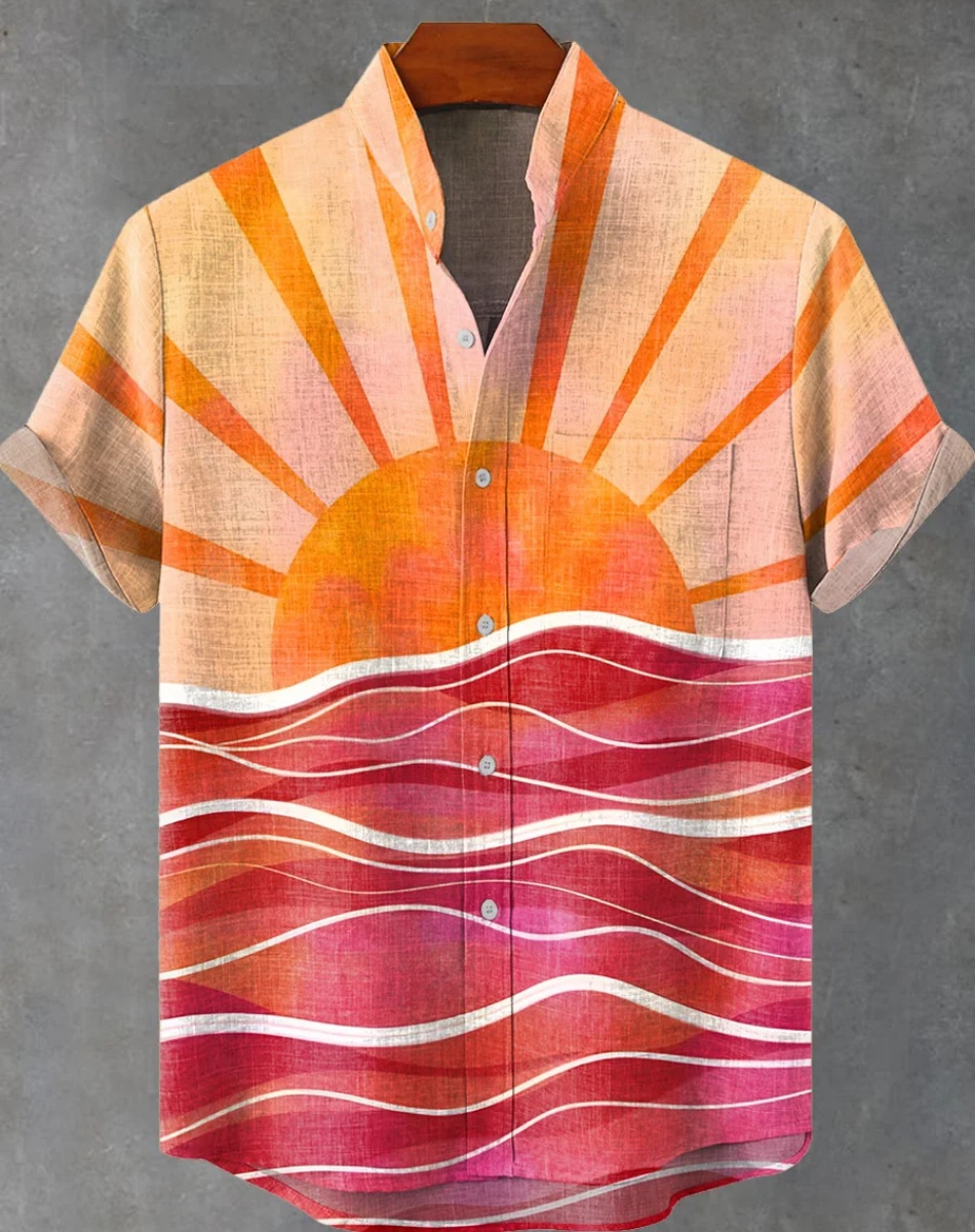 New Ethnic Style Sunset 3D Pri - Ethnic Fast Fashion 评论和价格