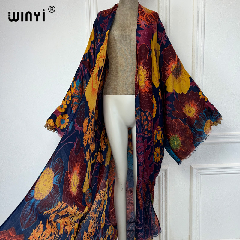 WINYI Africa Fashion Summer Ki - Kaftan Women Boho 评论和价格
