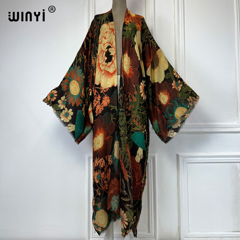 WINYI Africa Fashion Summer Ki - Kaftan Women Boho 评论和价格