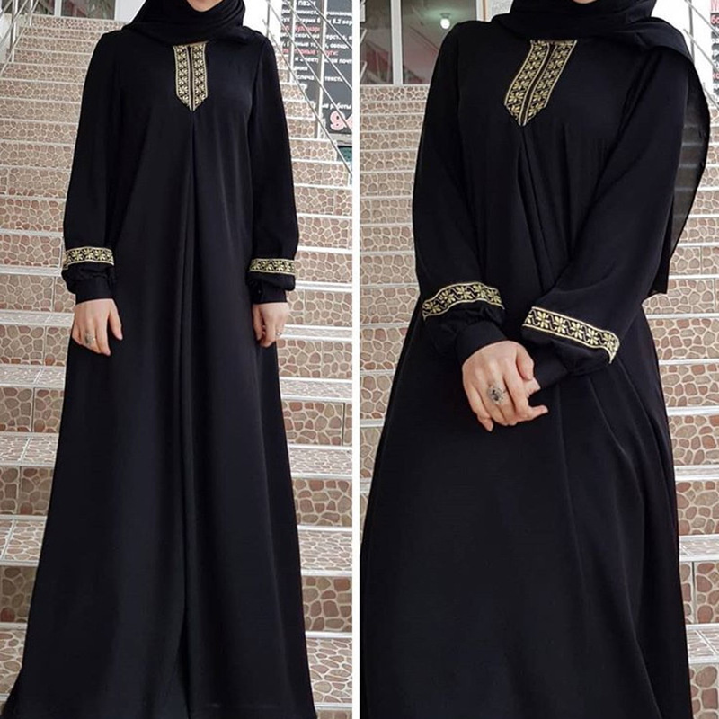 Muslim Ethnic Style Print Abay - Ethnic Fashion In Dubai 评论和价格