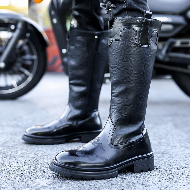 Men's Mid-calf Boots High Qual - Ethnic And Fashion 评论和价格