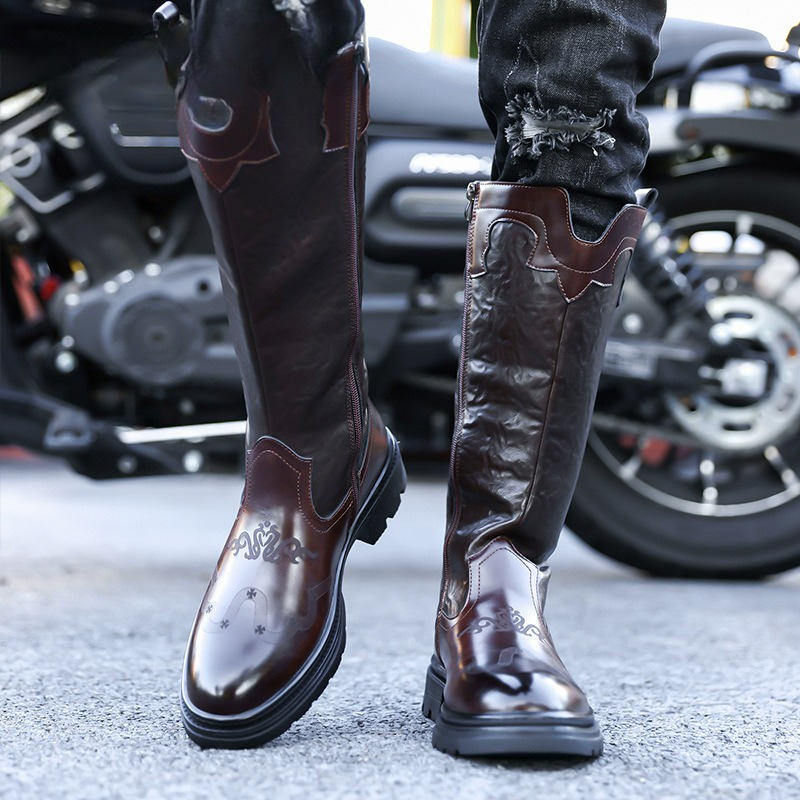 Men's Mid-calf Boots High Qual - Ethnic And Fashion 评论和价格