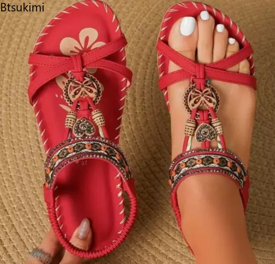Women Bohemian Sandals Outdoor - Ethnic And Fashion 评论和价格