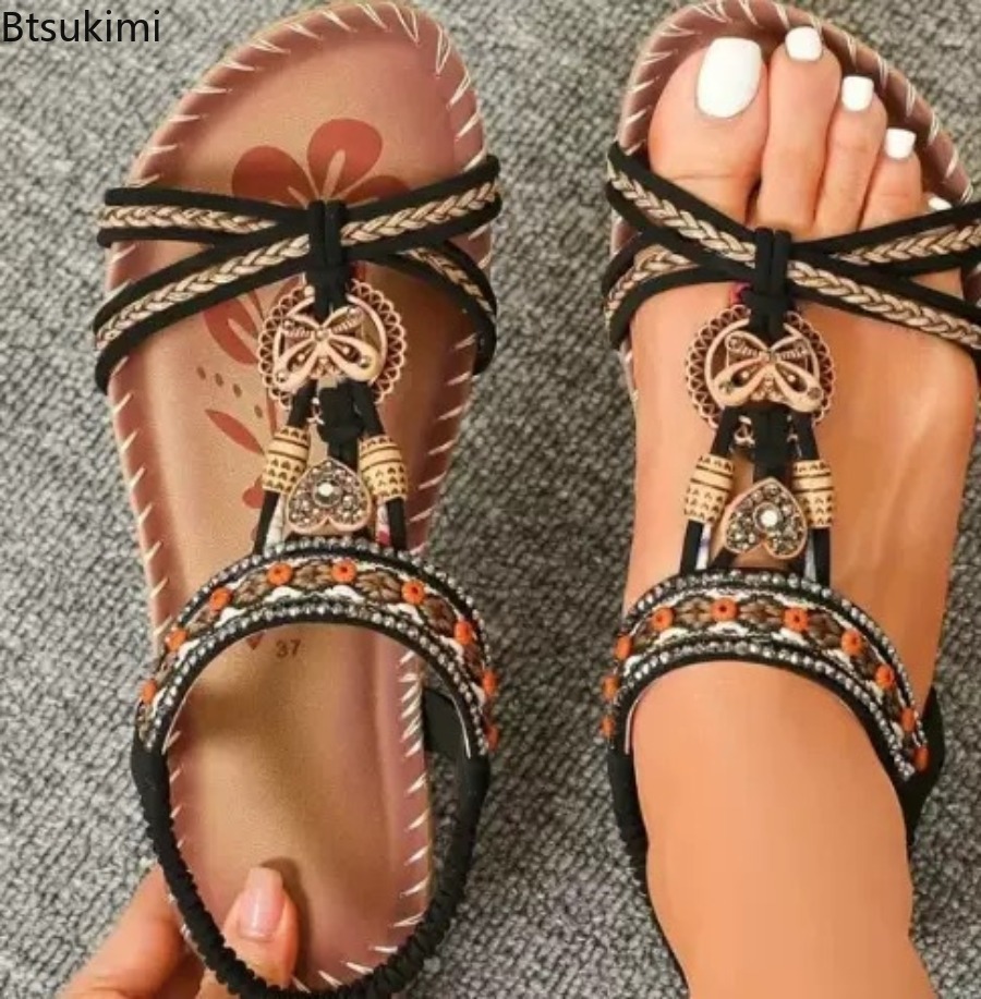 Women Bohemian Sandals Outdoor - Ethnic And Fashion 评论和价格