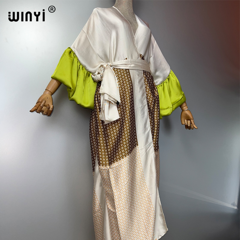WINYI Summer Kimono party dres - Kaftan Women Boho 评论和价格