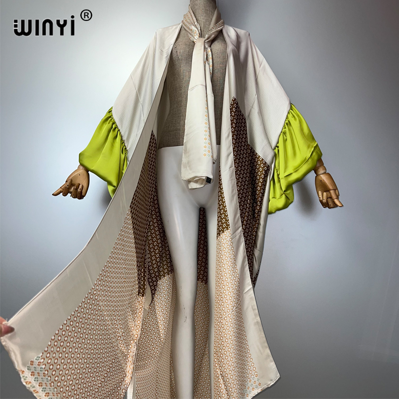 WINYI Summer Kimono party dres - Kaftan Women Boho 评论和价格