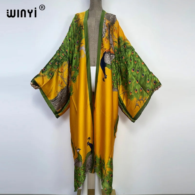 WINYI 2022 Summer Women Cardig - Kaftan Women Boho 评论和价格
