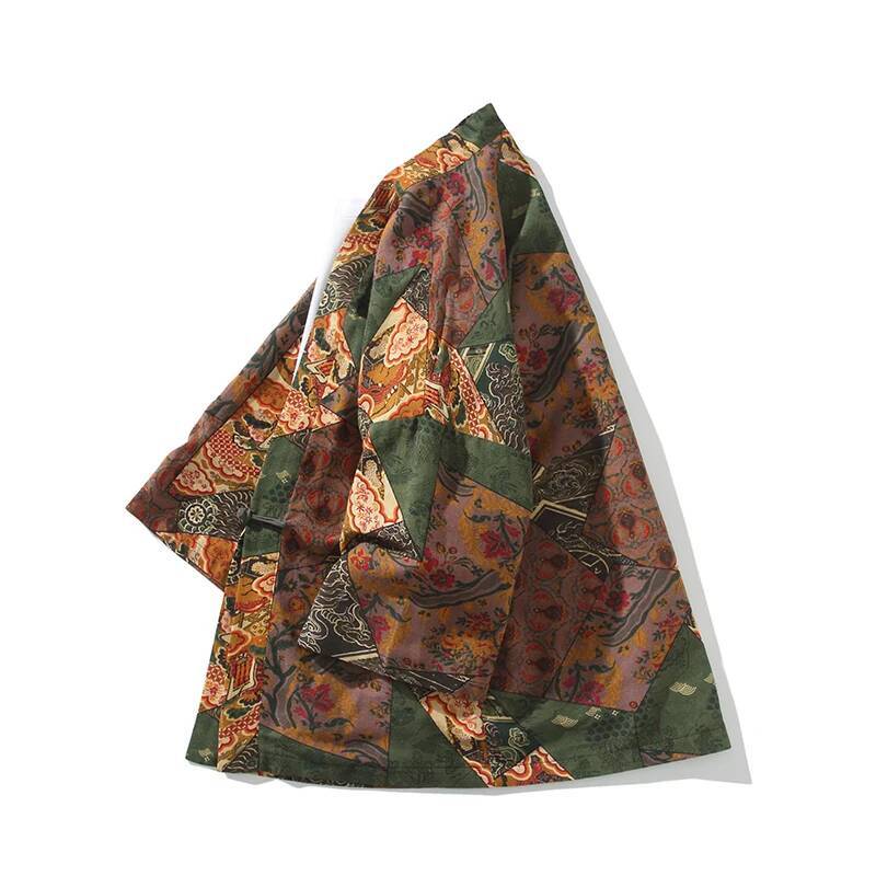 Ethnic Style Print Yukata Men  - Ethnic And Fashion 评论和价格