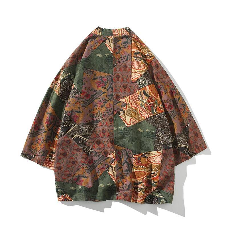 Ethnic Style Print Yukata Men  - Ethnic And Fashion 评论和价格